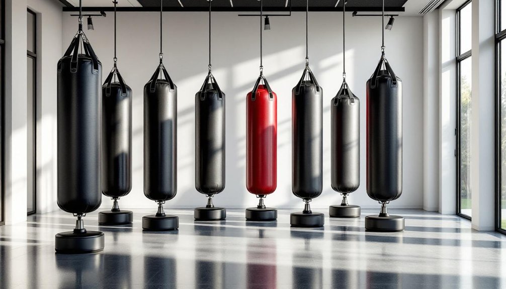 freestanding heavy bags selection