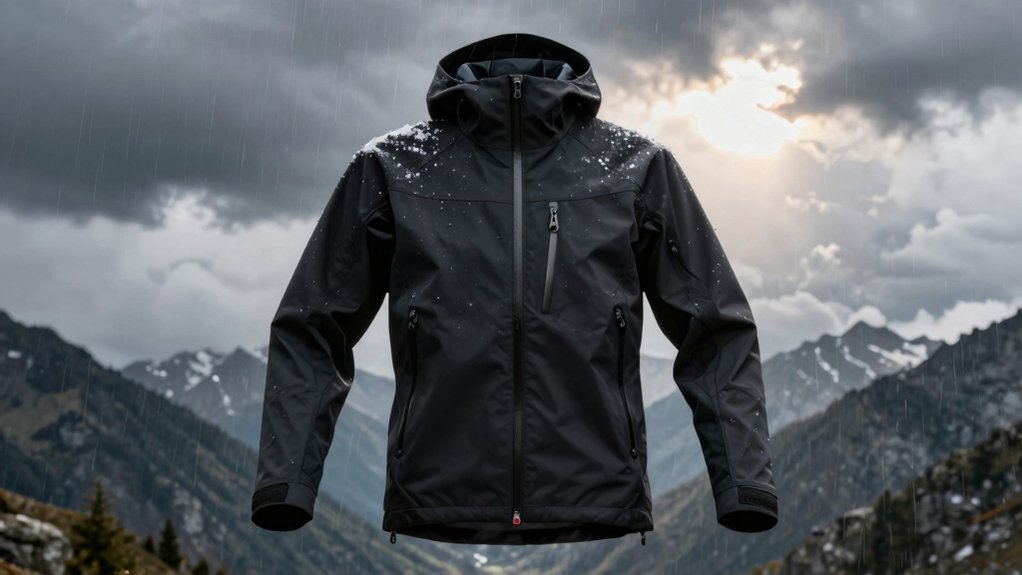 performance shell jacket features