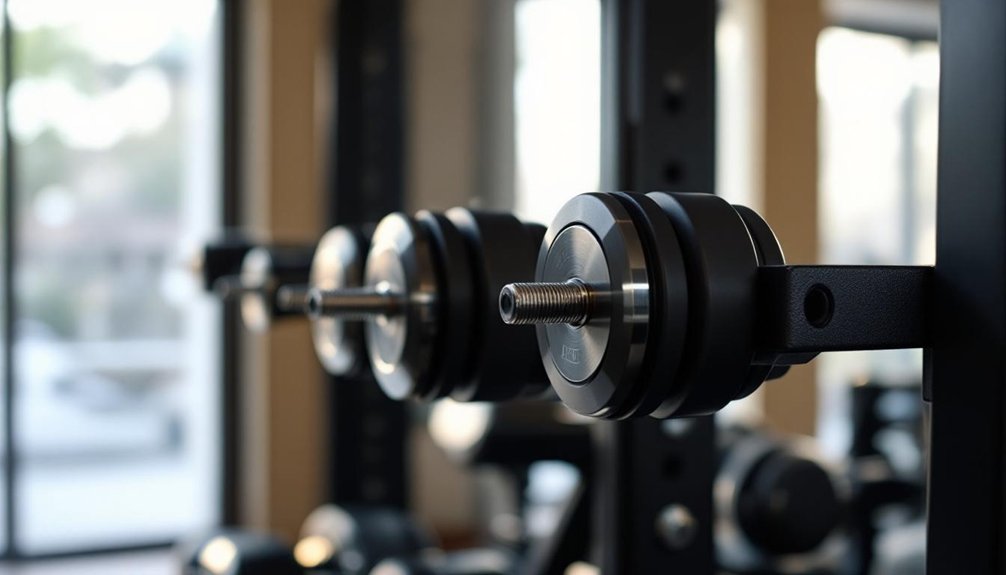 plate loaded dumbbells for strength