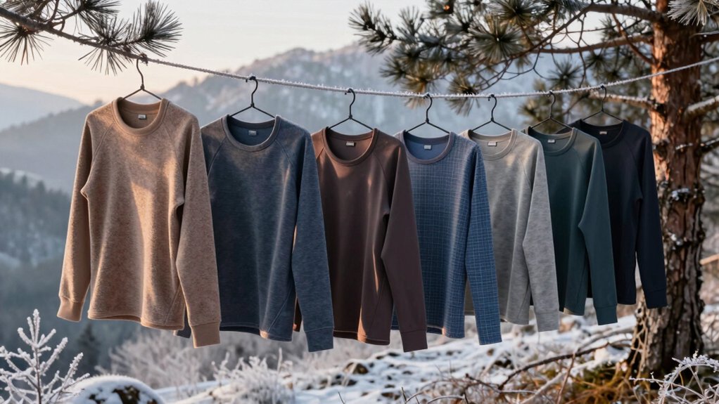 thermal workout tops selection